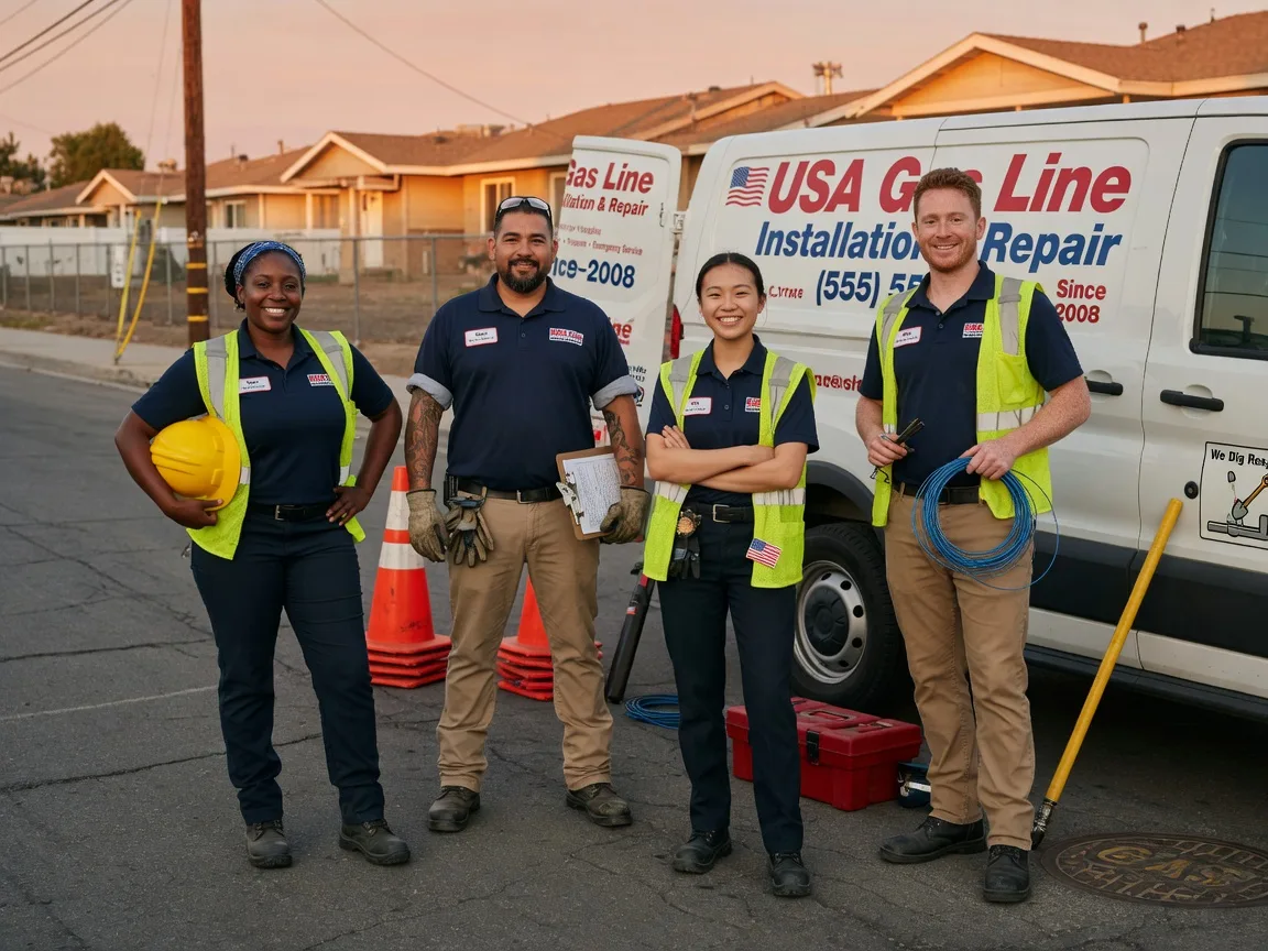 Gas Line Installation company in Savoy, TX